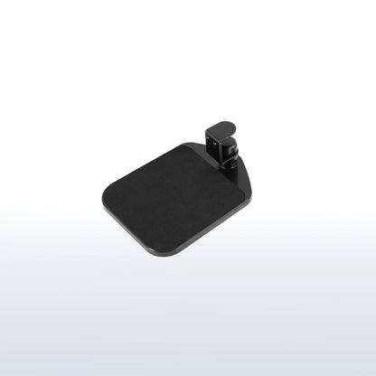 Black quick attach clamp-on mouse pad.