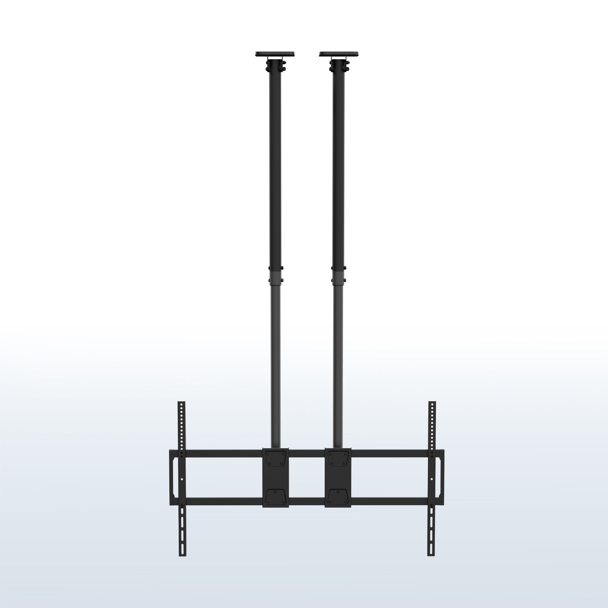 Dual Pole Extra Large 60” to 120” TV Ceiling Mount with Extension Pole