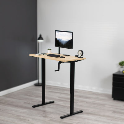 Manual Height Adjustable Desk