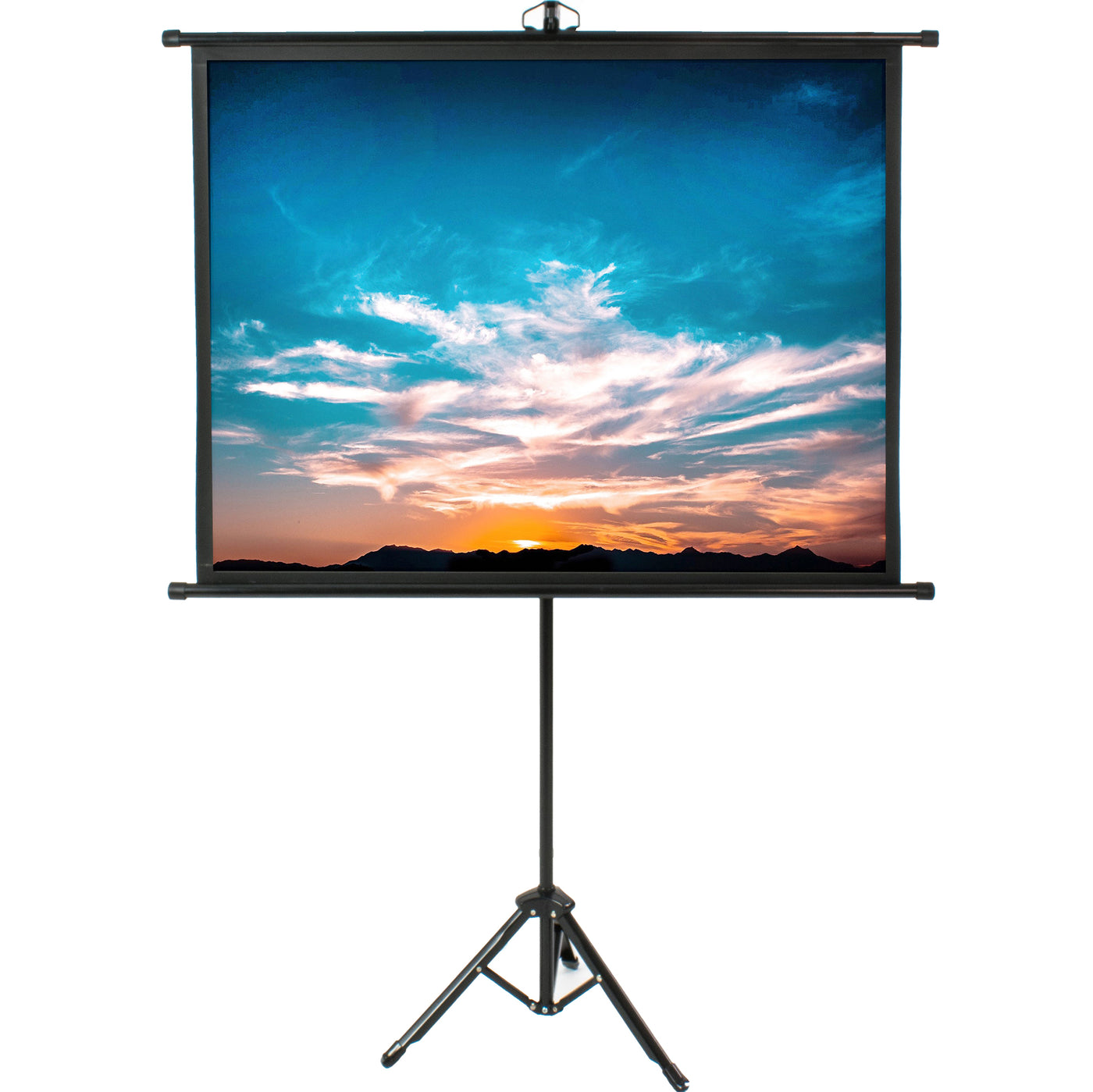 Portable tripod projector screen from VIVO.