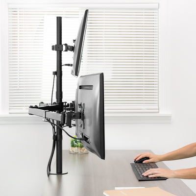 Quad Monitor Desk Mount